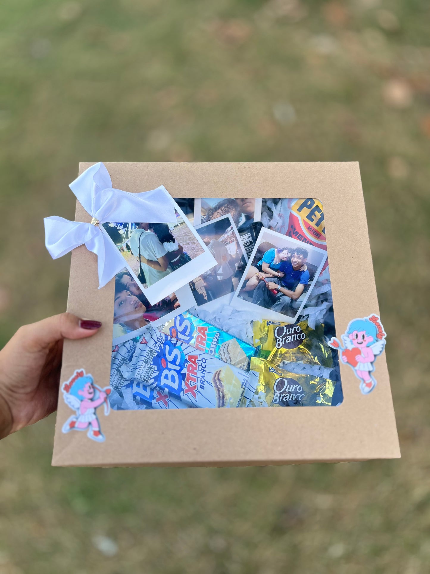 Cesta personalizada:  Lovely Recordações Doces