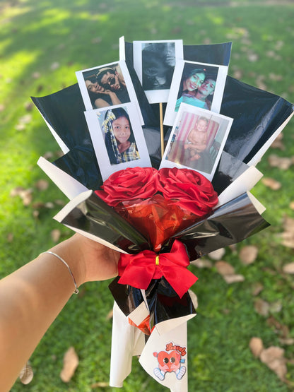 Buquê Lovely polaroid