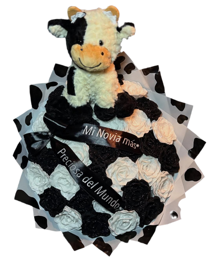 Buquê eterno: Lovely Moo de amor