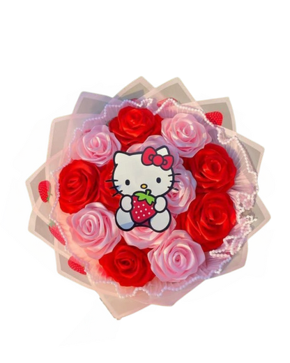 Buquê eterno: Lovely Hello Kitty