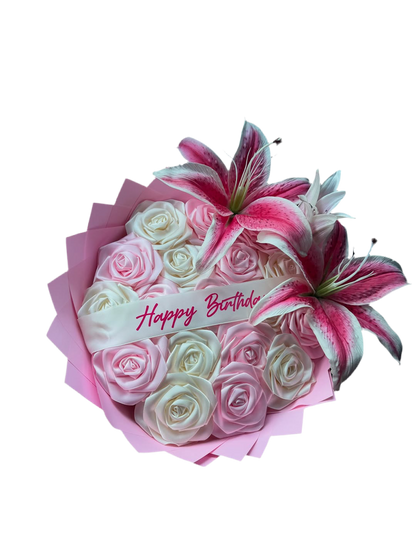 Buquê eterno: Lovely Jolie Birthday