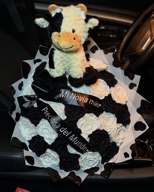 Buquê eterno: Lovely Moo de amor