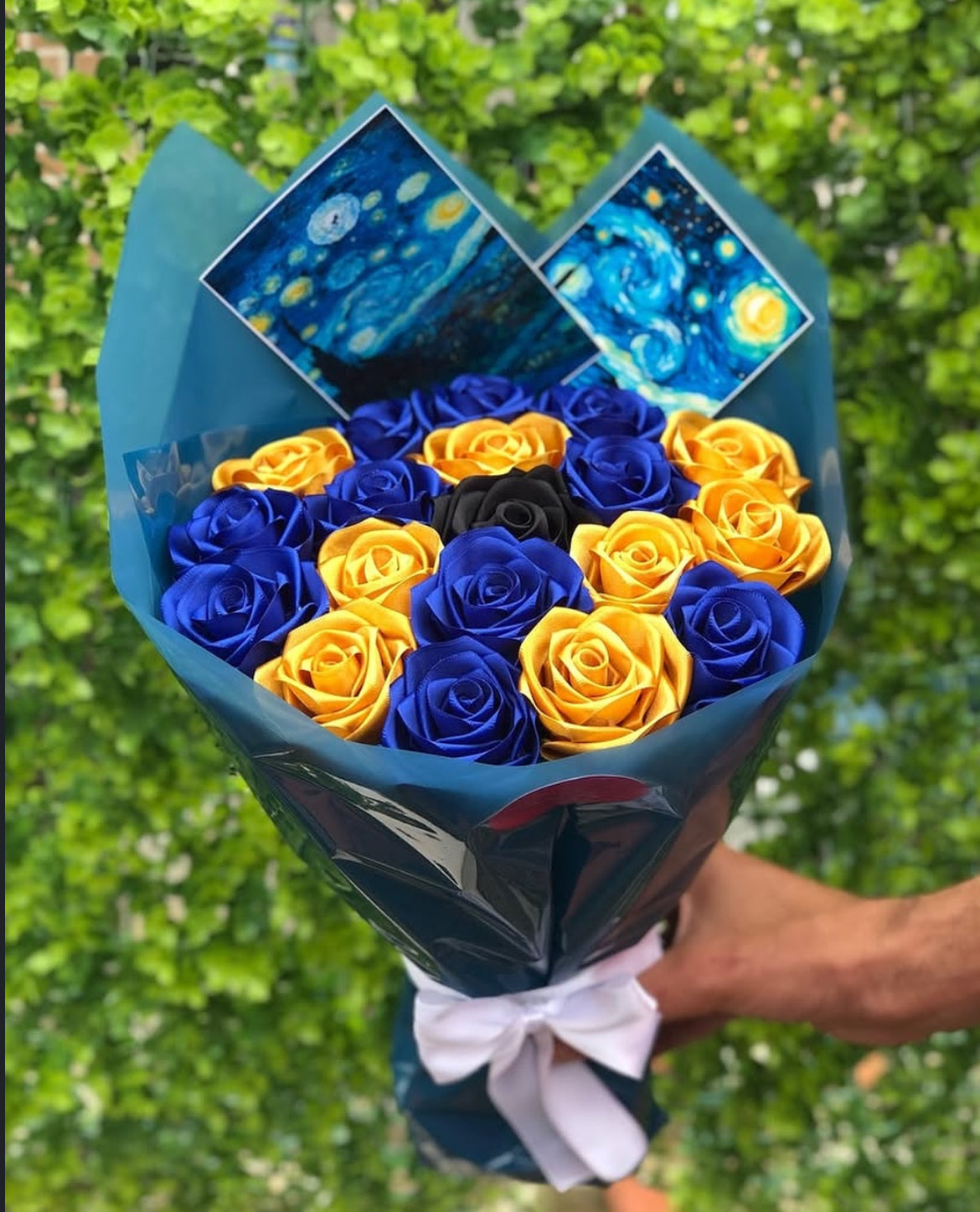 Buquê eterno: Lovely Van Gogh