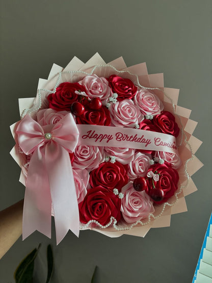 Buquê eterno: Lovely Charme Doré