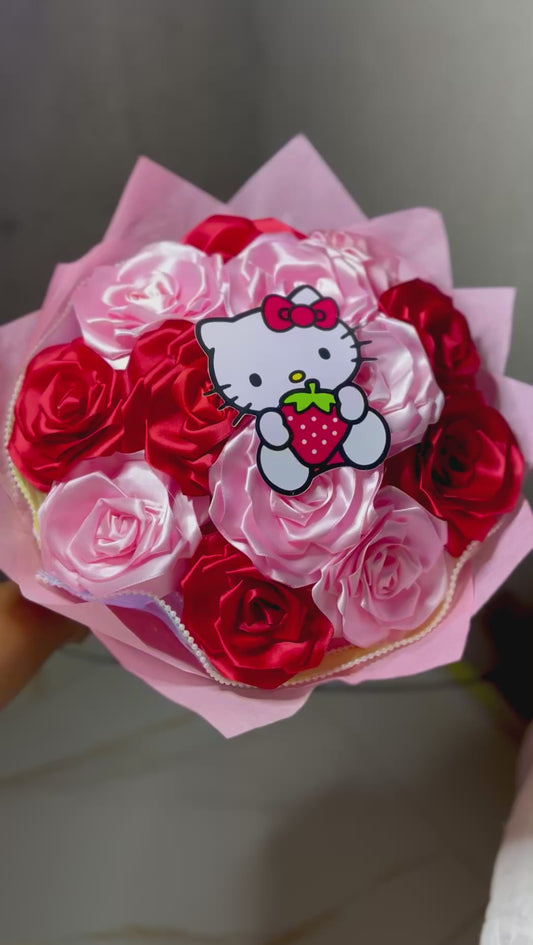 Buquê eterno: Lovely Hello Kitty
