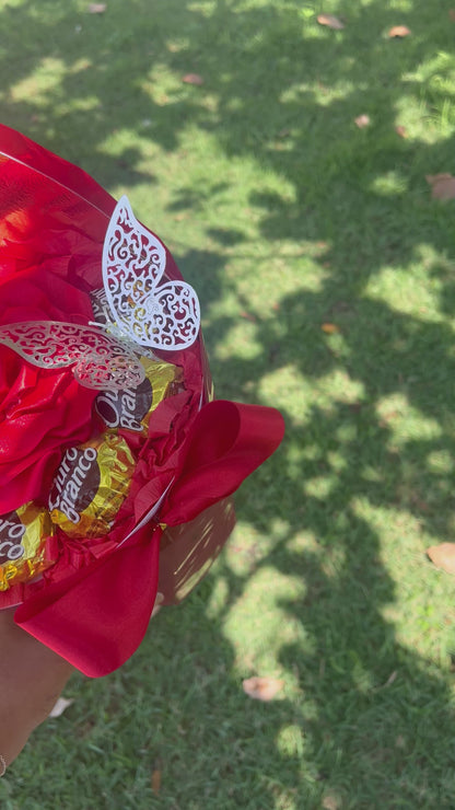 Buquê eterno: Lovely Sweet Gold